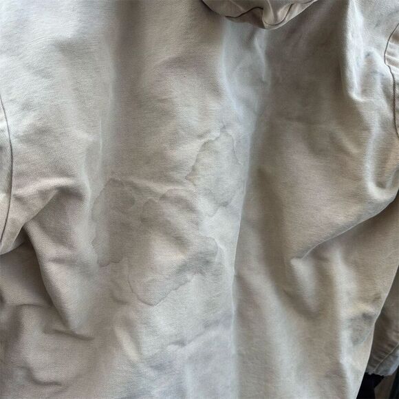 Vintage Muleskins Men's Beige Hooded Work Jacket XLT - Picture 9 of 11